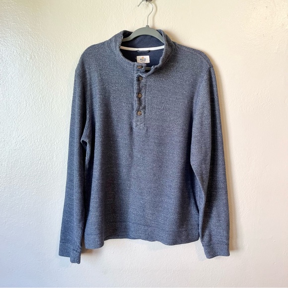 Marine‎ Layer Men’s Clayton Textured Sweater XL Blue - Picture 1 of 5